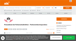 Desktop Screenshot of meinparlament.diepresse.com